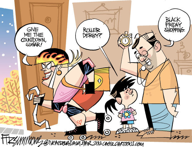 Daily Fitz Cartoon: Black Friday